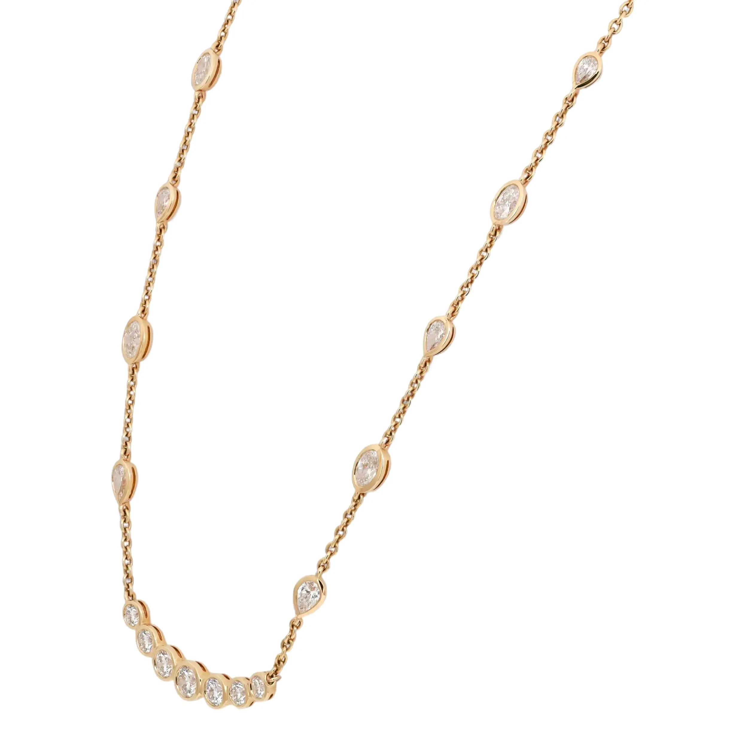 2nd image of Rachel Koen 046229 Necklace with Diamonds, New condition