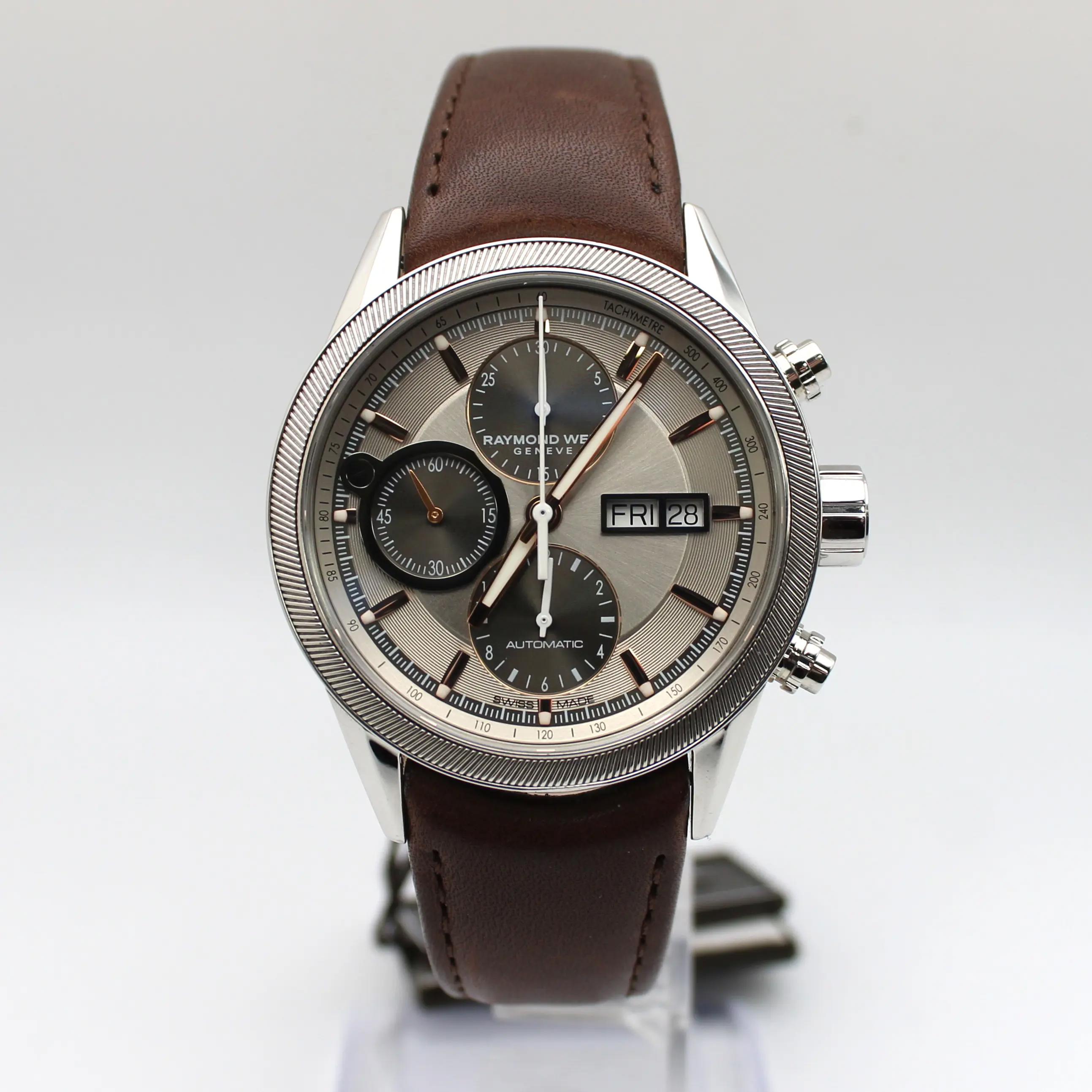 Raymond Weil Freelancer 42 Steel Silver Dial Automatic Mens Watch