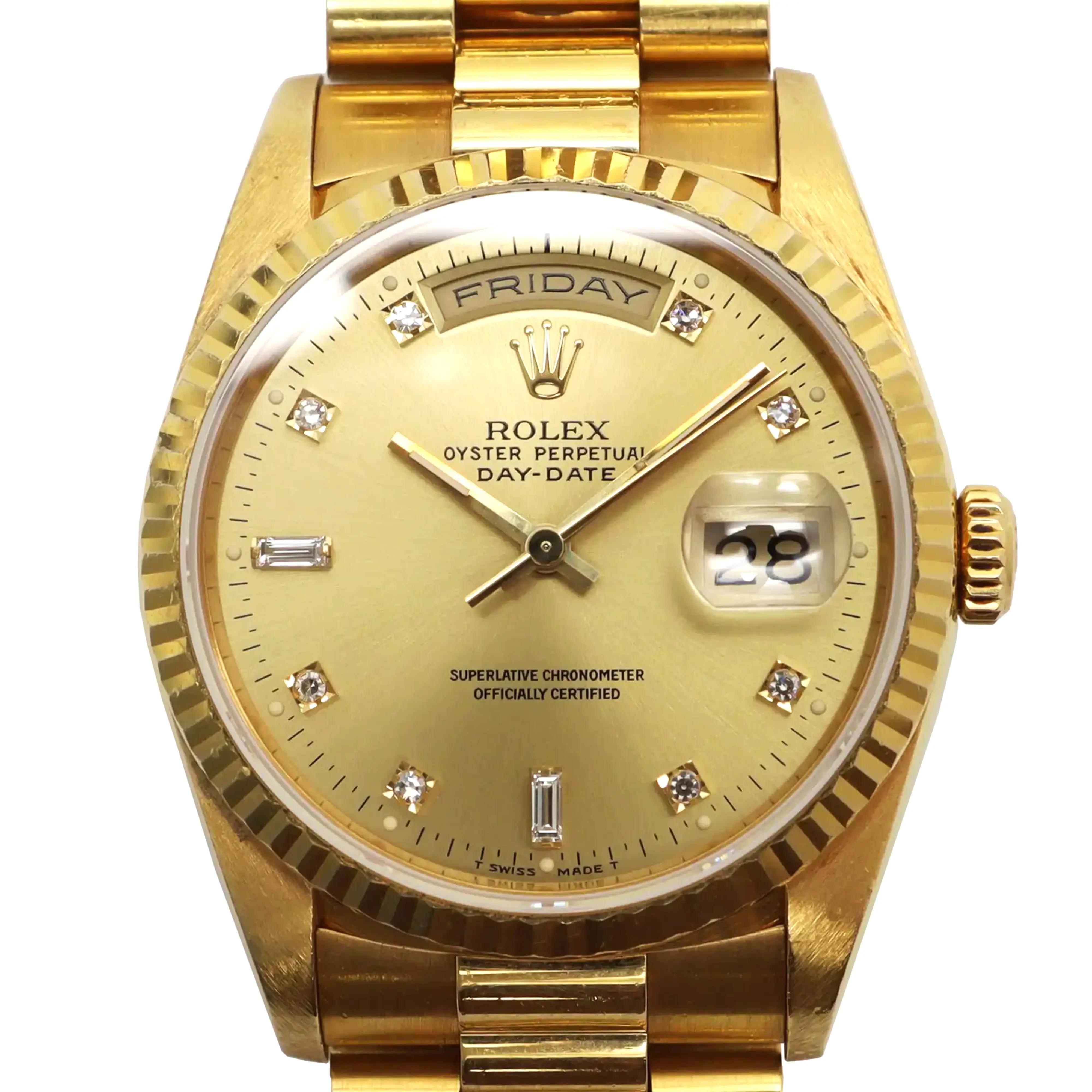1990's Rolex 18238 Day-Date President 36mm Double Quick Set