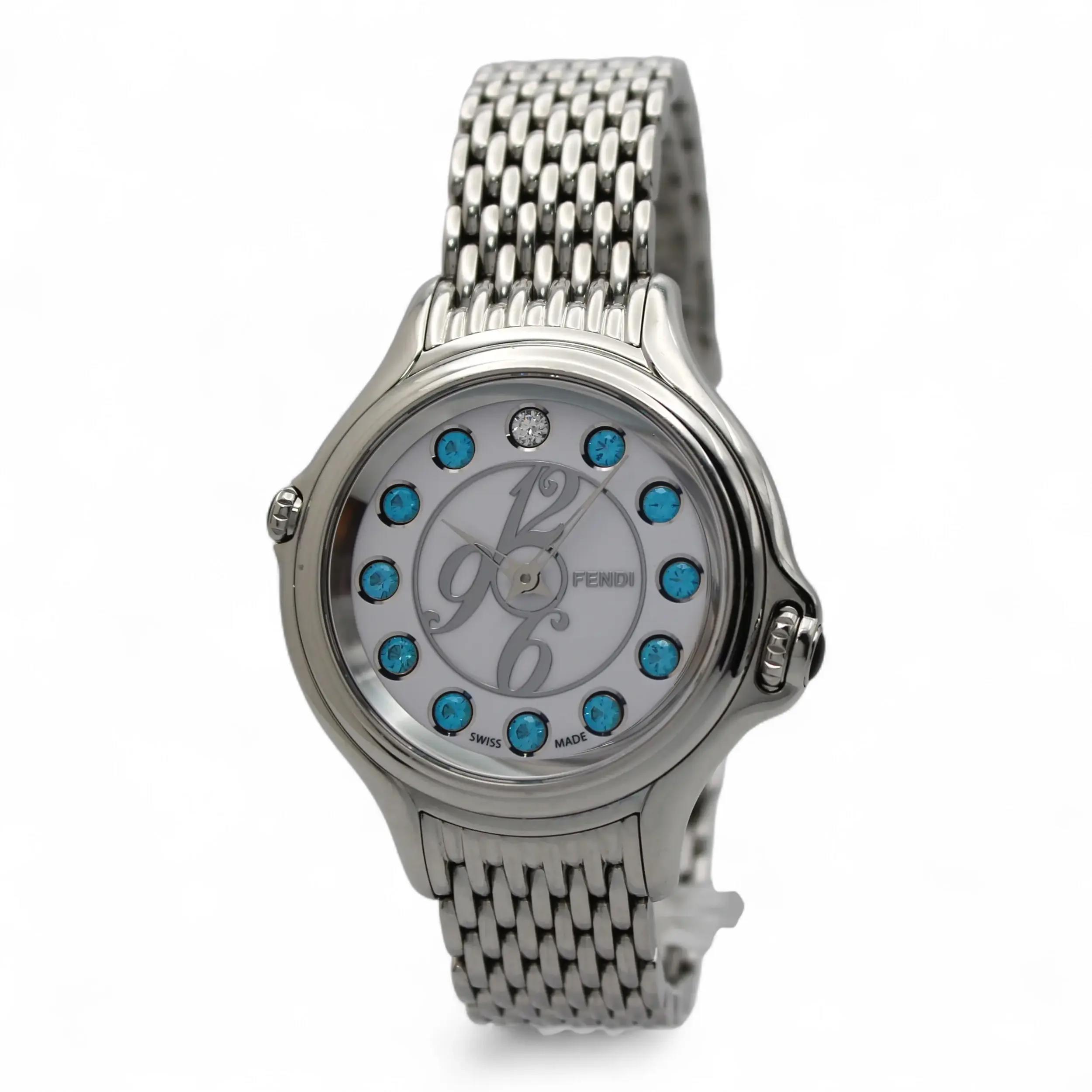 Fendi Crazy Carats Rotating Gems 38MM Ladies Steel Watch | eBay