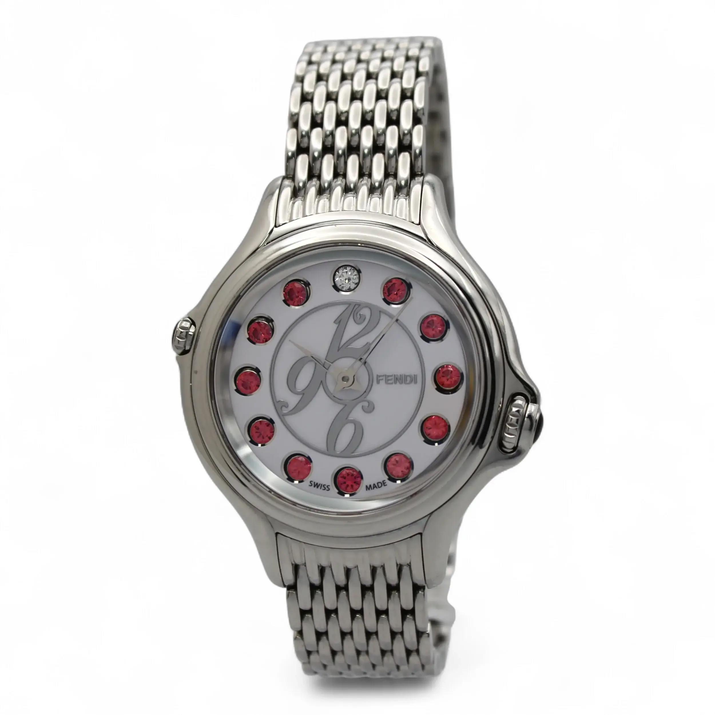 Fendi Crazy Carats Rotating Gems 38MM Ladies Steel Watch | eBay