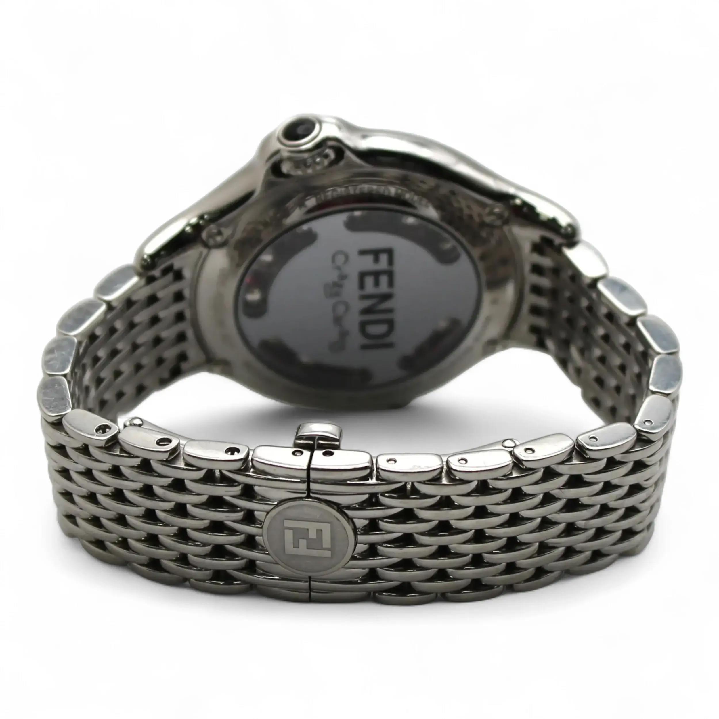 Fendi Crazy Carats Rotating Gems 38MM Ladies Steel Watch | eBay