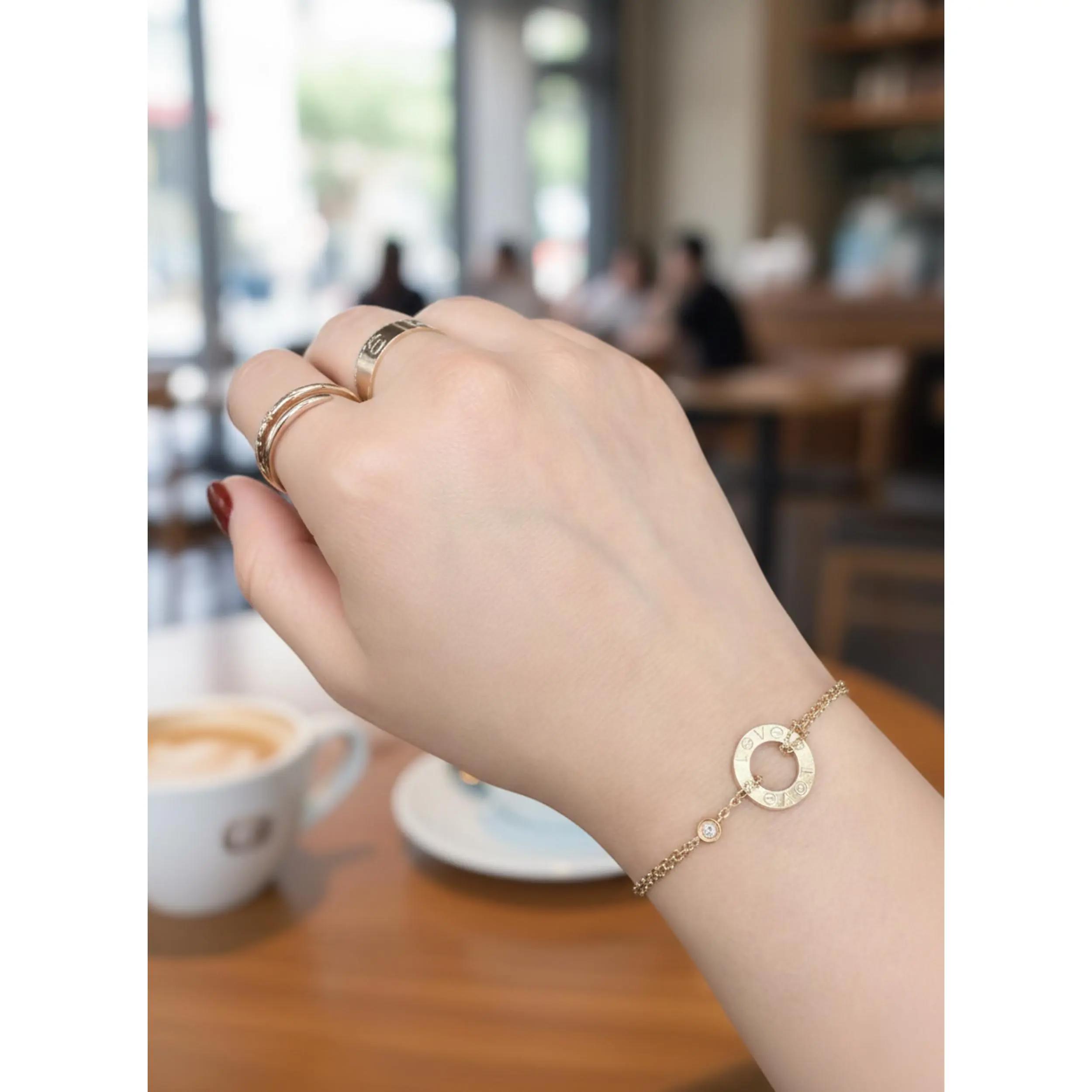 6th image of Cartier 046753 Bracelet with Diamonds, PreOwned condition