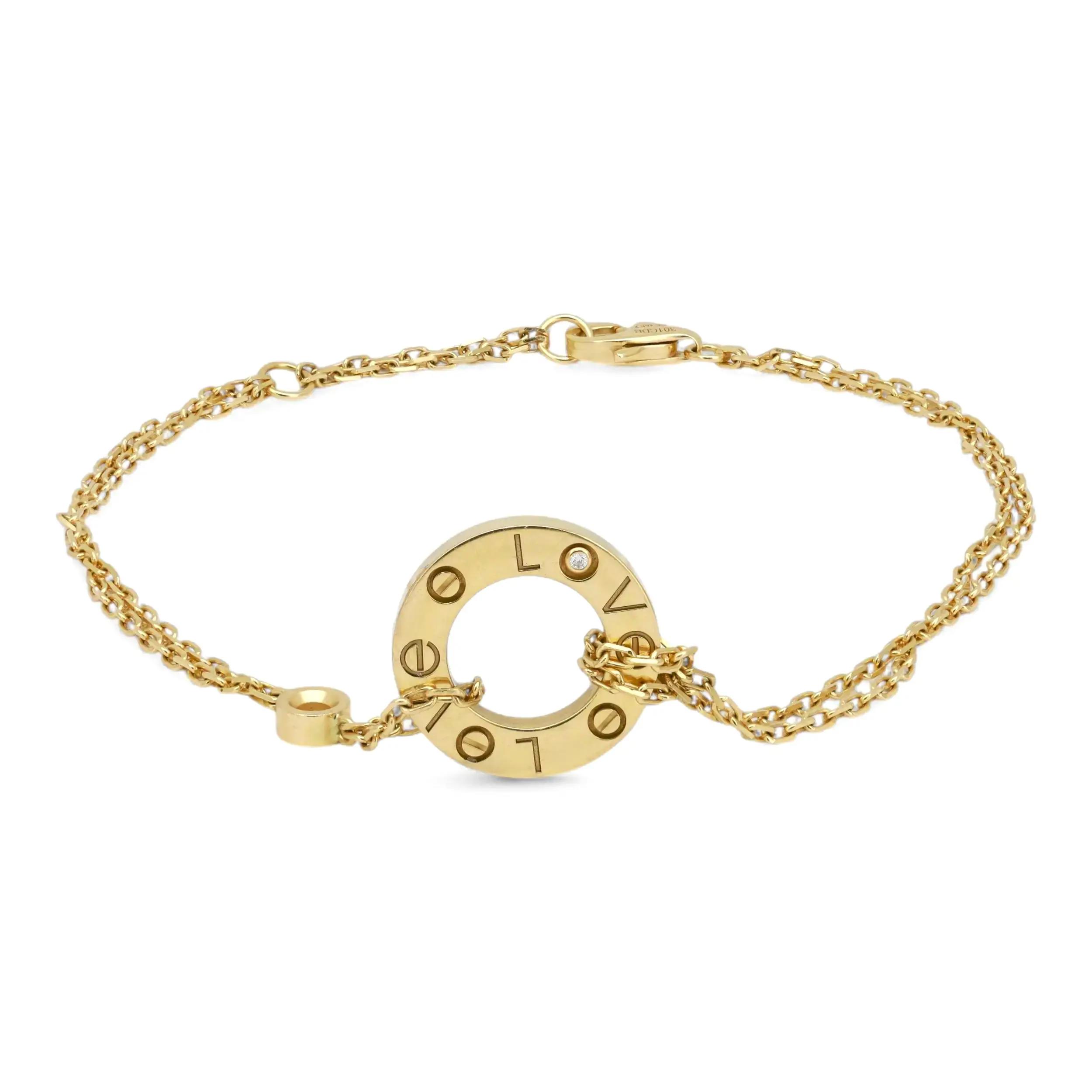 1st image of Cartier 046753 Bracelet with Diamonds, PreOwned condition
