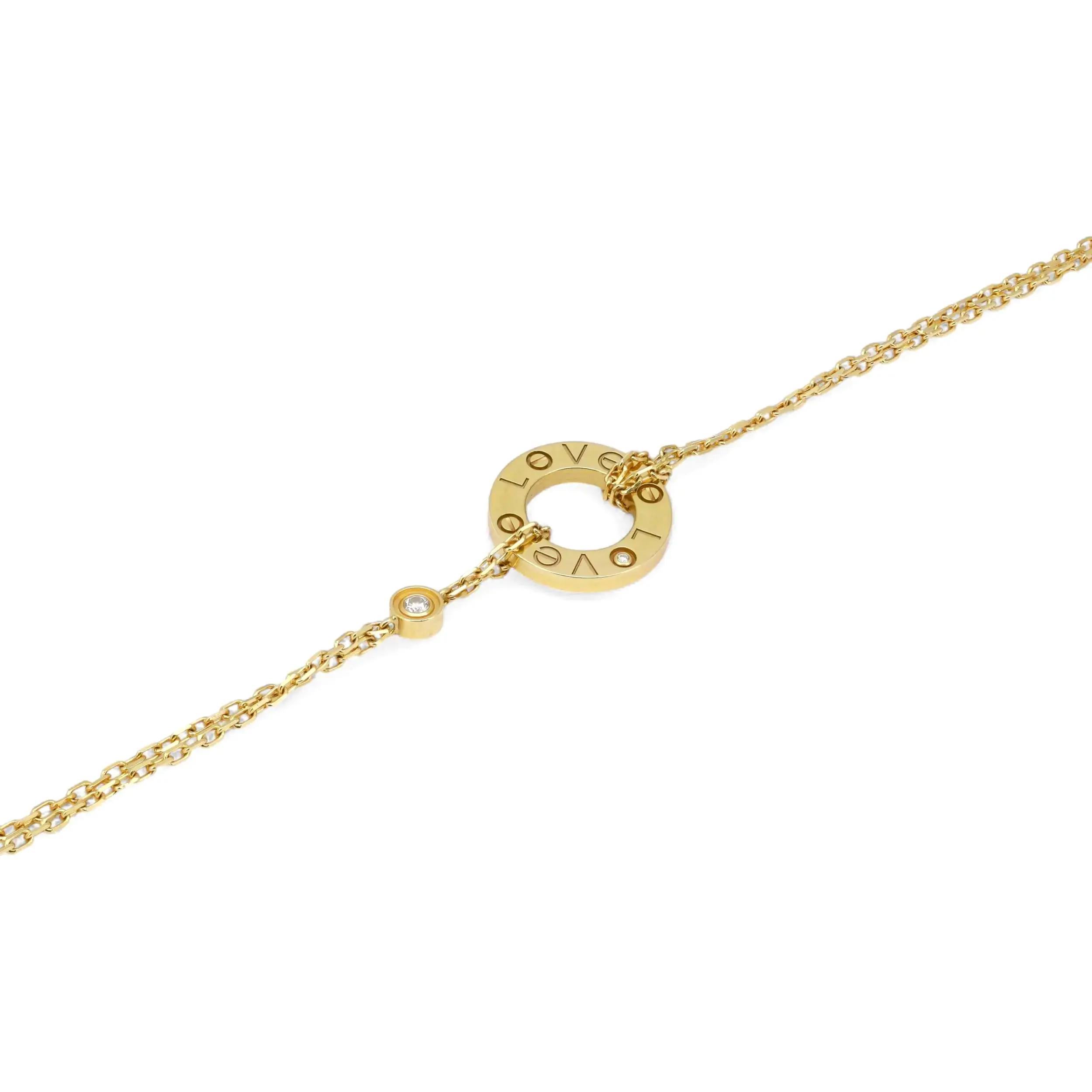2nd image of Cartier 046753 Bracelet with Diamonds, PreOwned condition