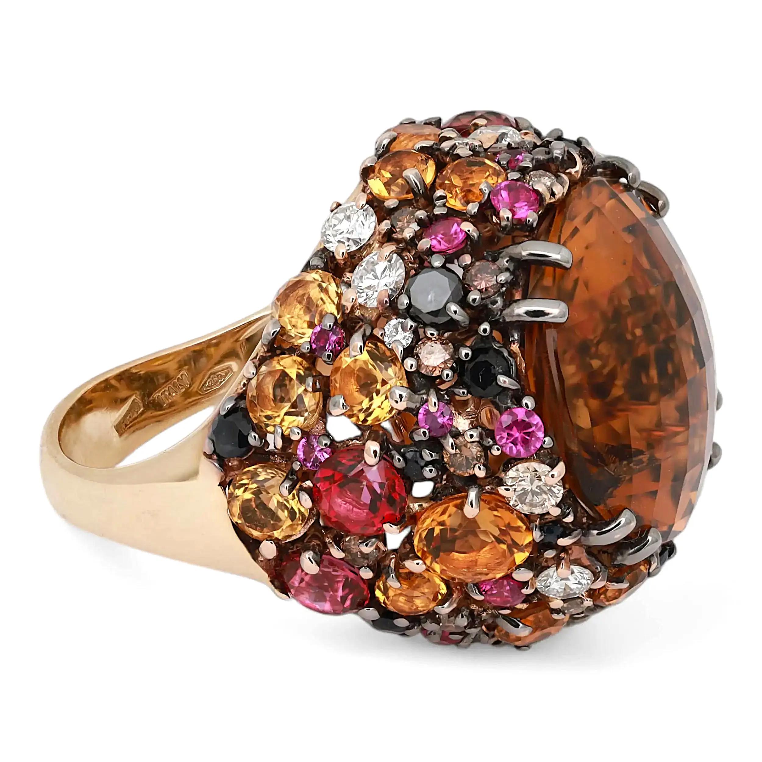 1st image of Roberto Coin 046832 Ring with Diamonds & Gemstones, PreOwned condition