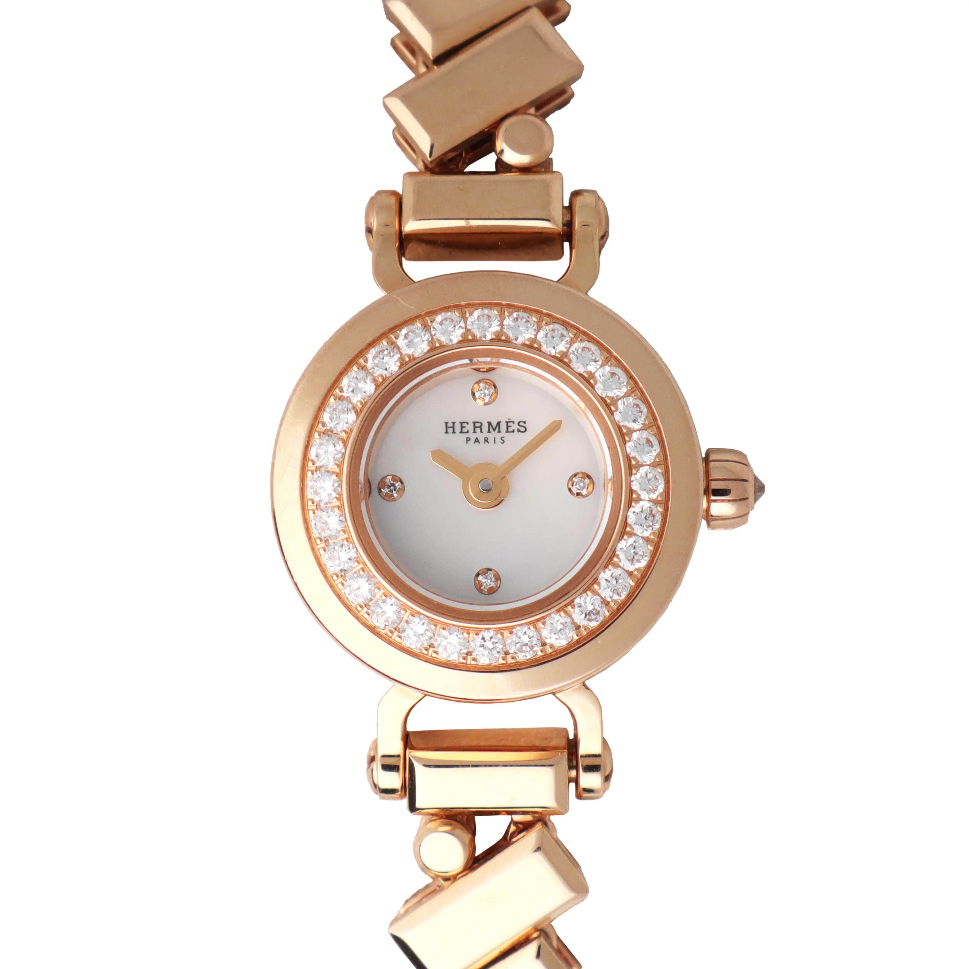 Hermes FG7.171 W054184WW00 Faubourg Polka 15mm 18K Rose Gold