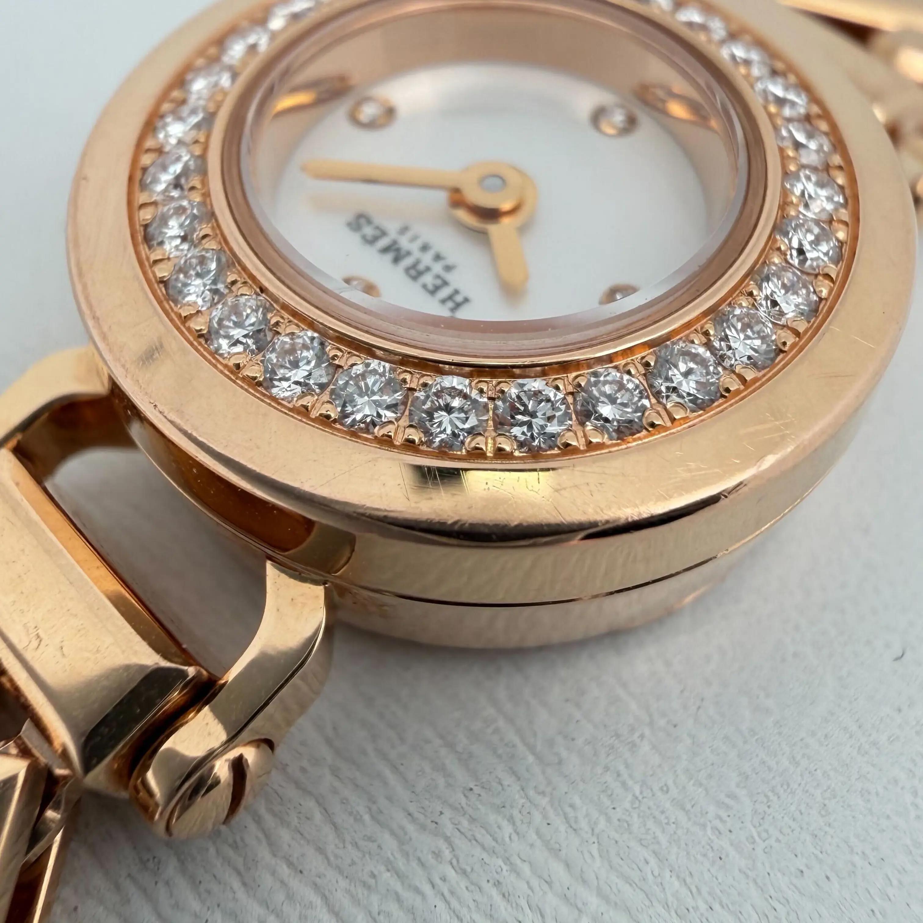Hermes FG7.171 W054184WW00 Faubourg Polka 15mm 18K Rose Gold