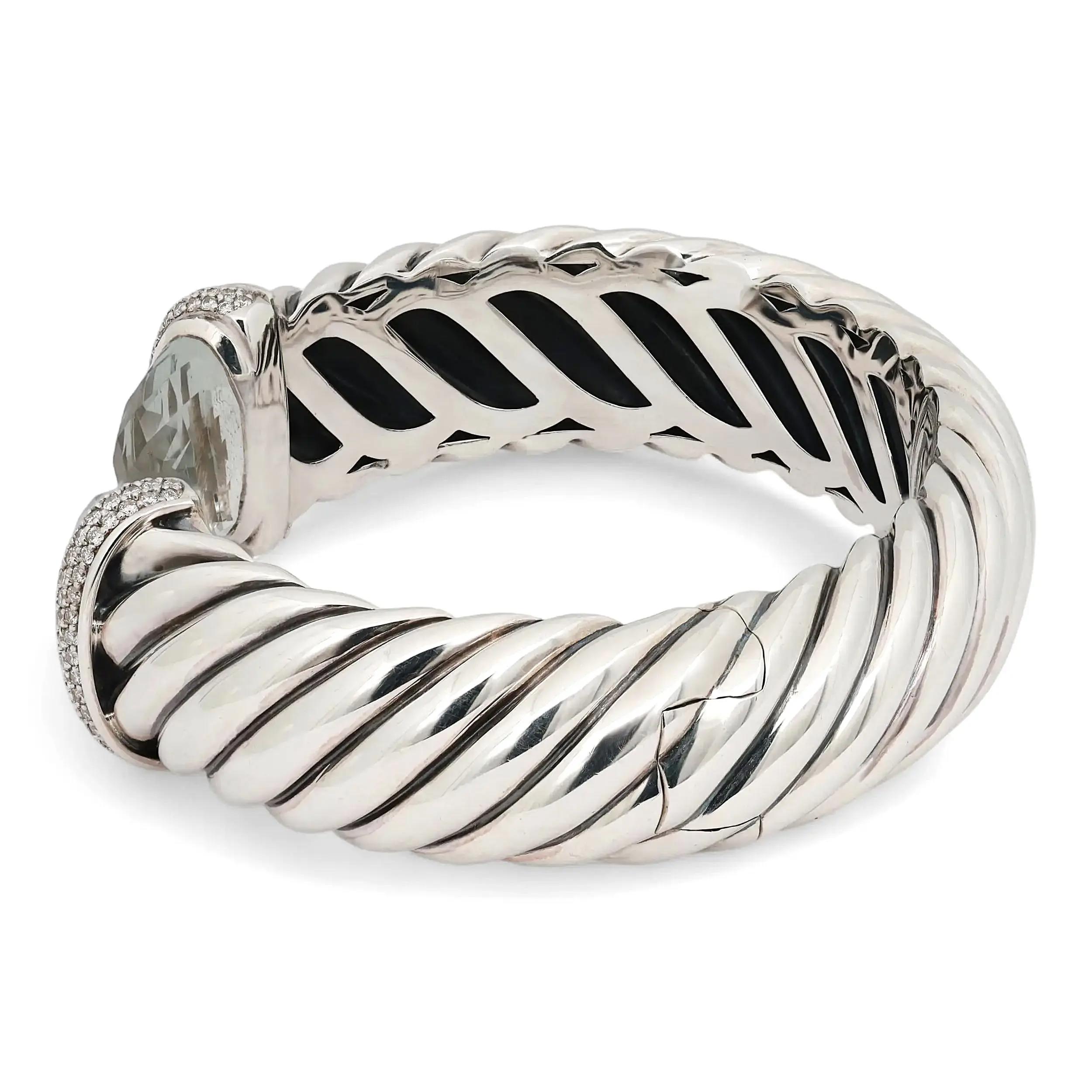 3rd image of David Yurman 047039 Bracelet with Diamonds & Gemstones, PreOwned condition