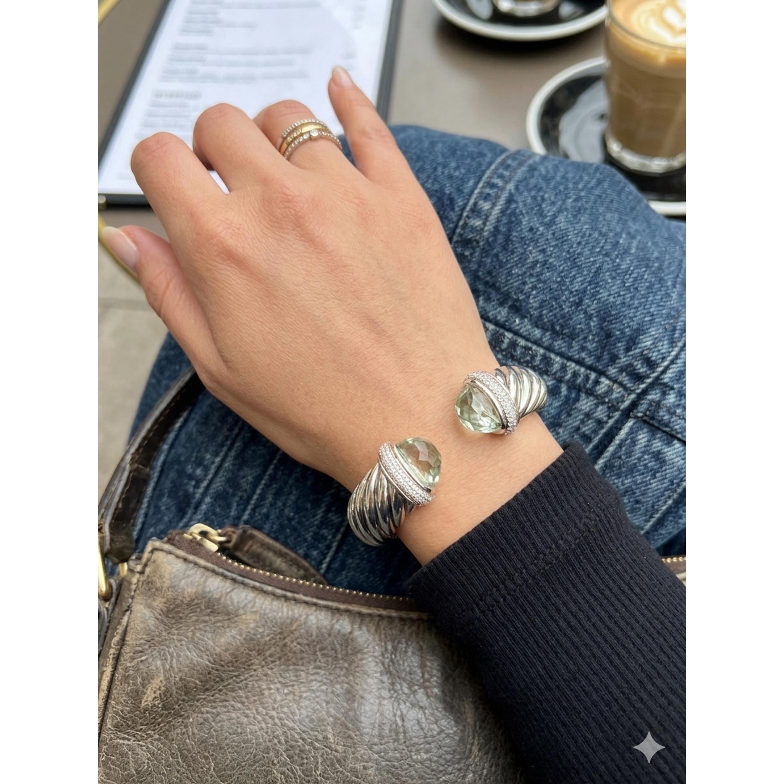 5th image of David Yurman 047039 Bracelet with Diamonds & Gemstones, PreOwned condition