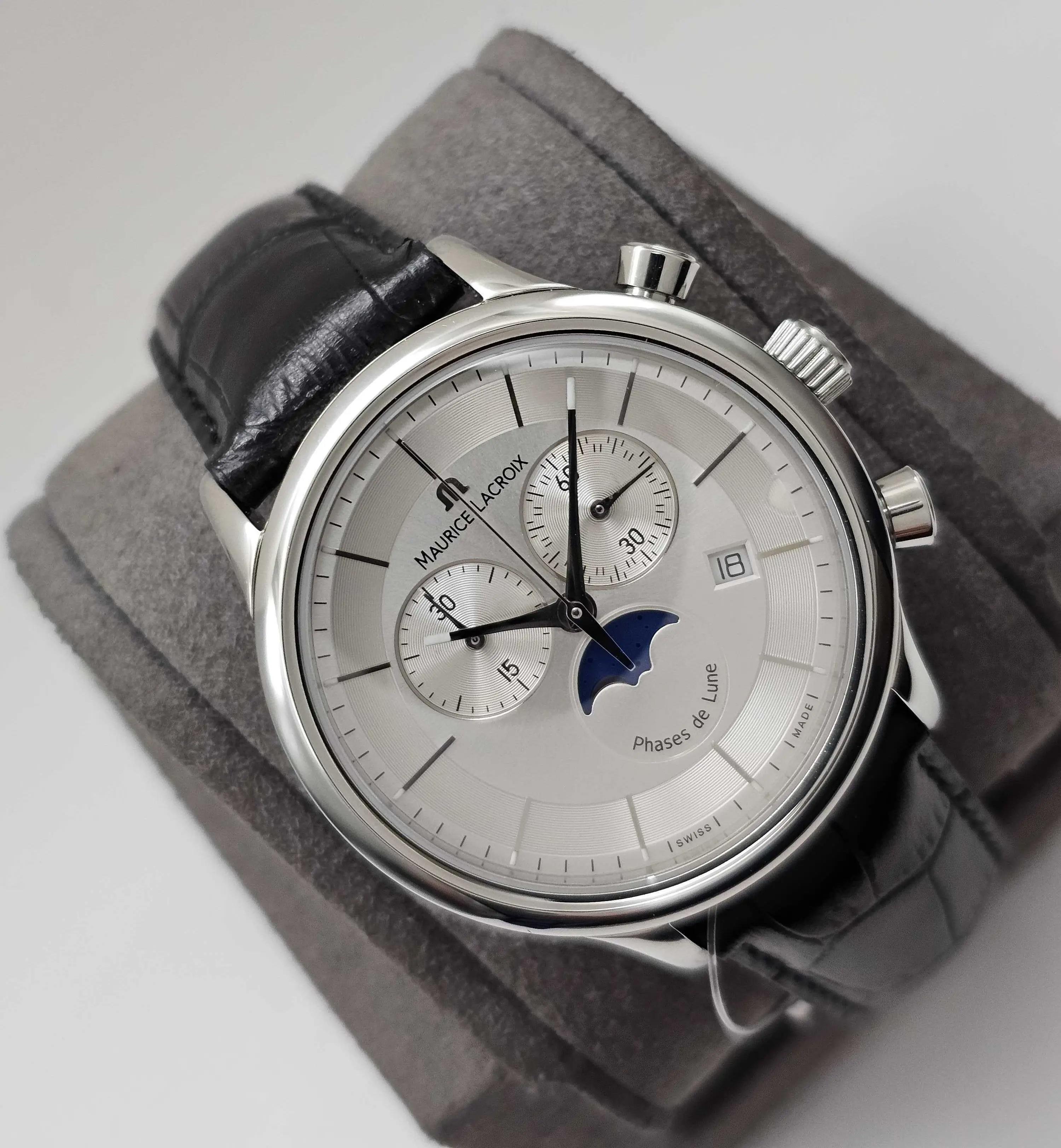 Maurice Lacroix LC1148-SS001-13 Les Classiques 40mm Steel Silver