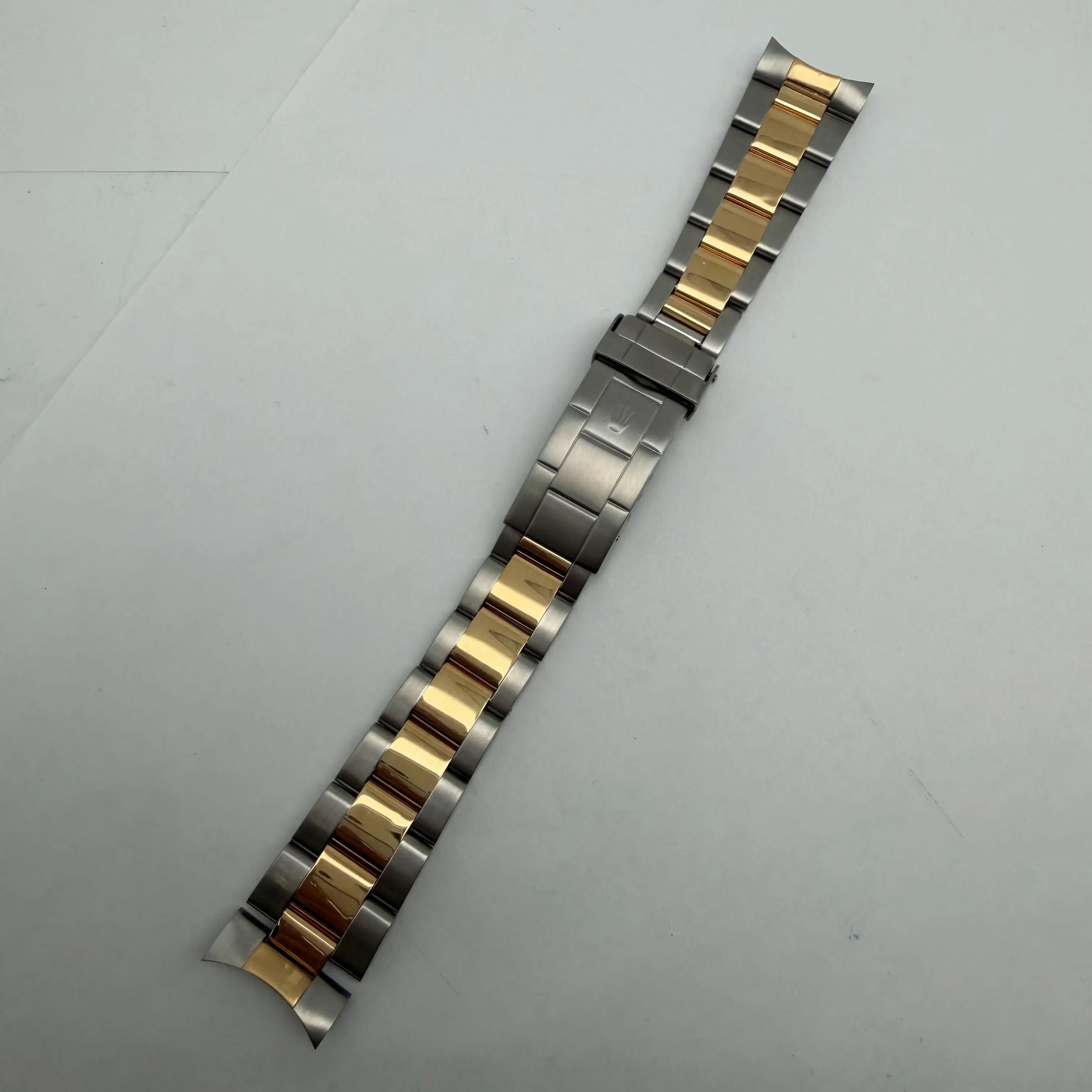 Rolex 93153-18 18k Gold Steel Submariner Bracelet 20-15.5mm for