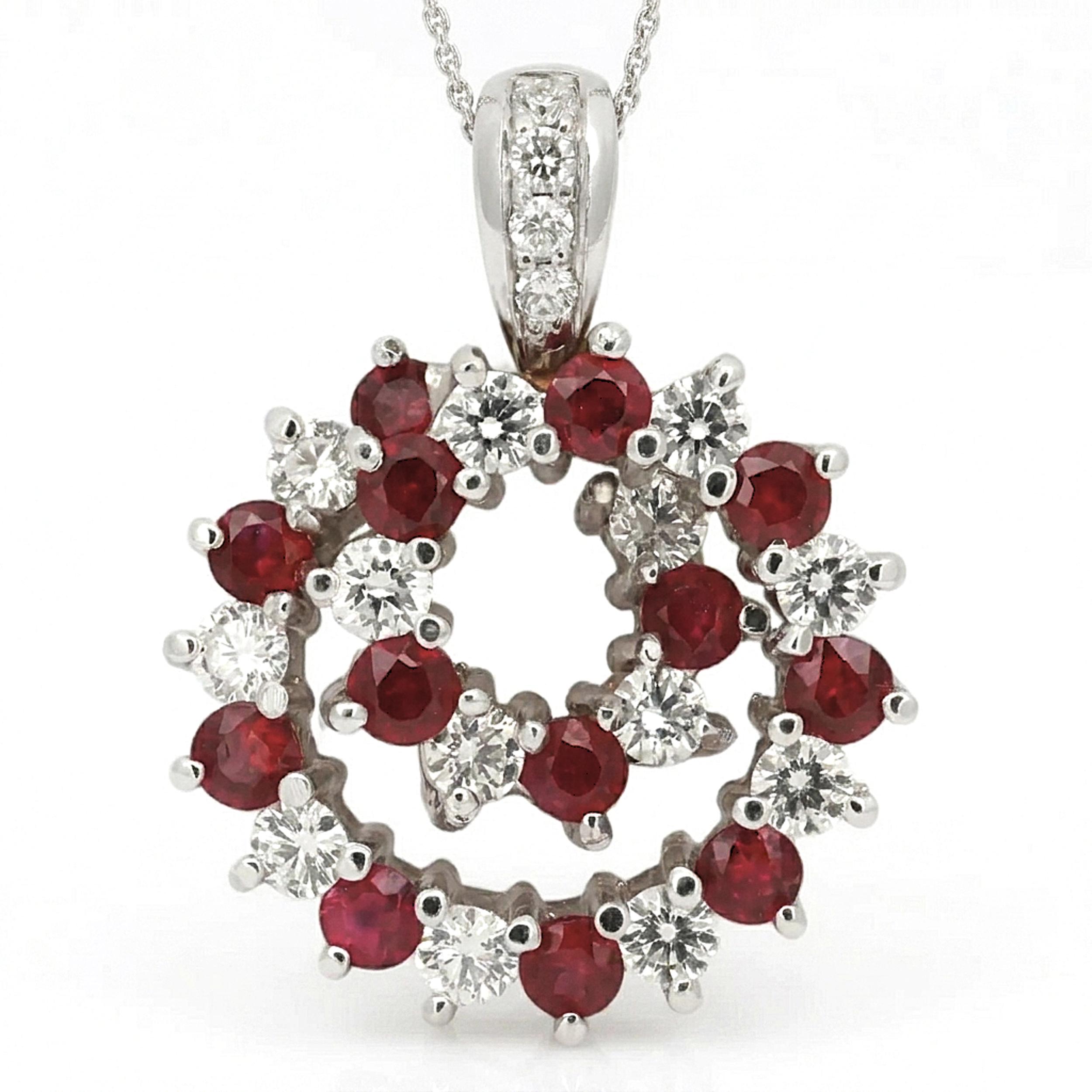 1st image of Rachel Koen 047011 Necklace with Diamonds & Gemstones, PreOwned condition